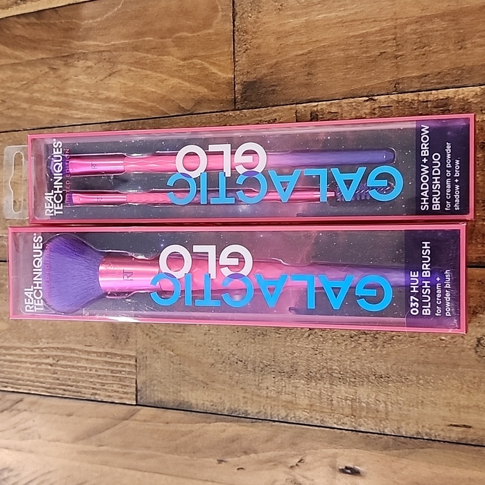 Real Techniques Limited Edition Galactic Glo Makeup Brushes